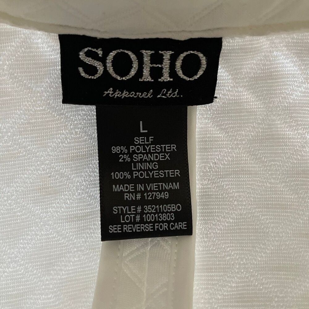 SOHO Apparel Ltd. Women’s L/S Waffled Double Breast Coat/Jacket - Picture 9 of 10